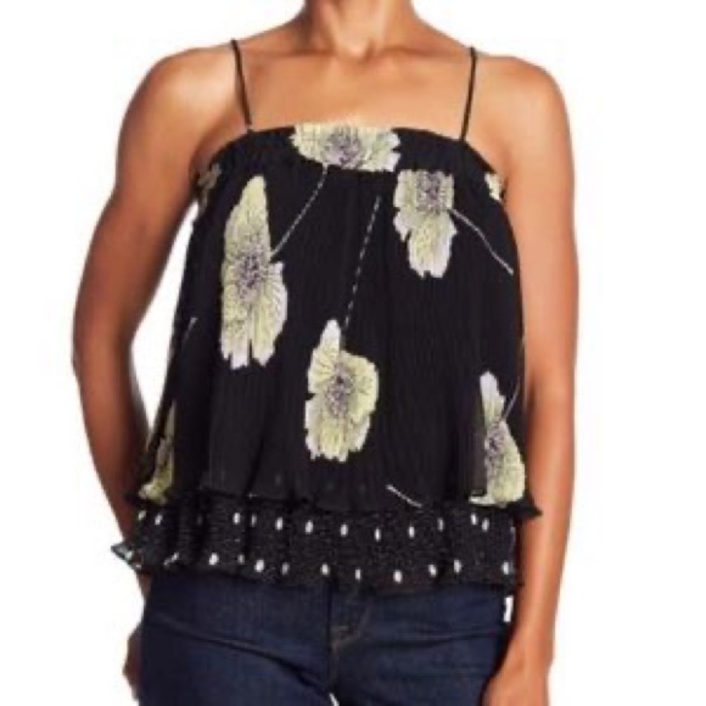 1. Slate Floral Top